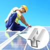 Solar Panel Mid Clamp Heavy Duty Aluminum Rust Resistant Strong Fixation for Portable Solar Panel Setup
