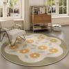 Circular Living Room Flower Shaped Carpet Bedroom Bedside Sofa Coffee Table Computer Chair Anti Slip and Wear-resistant