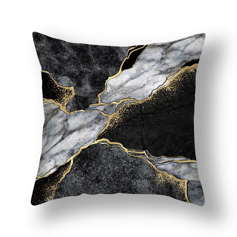 Geometric Nordic Gilt Simple Style Home Printed Pillow Cover Cushion Cover