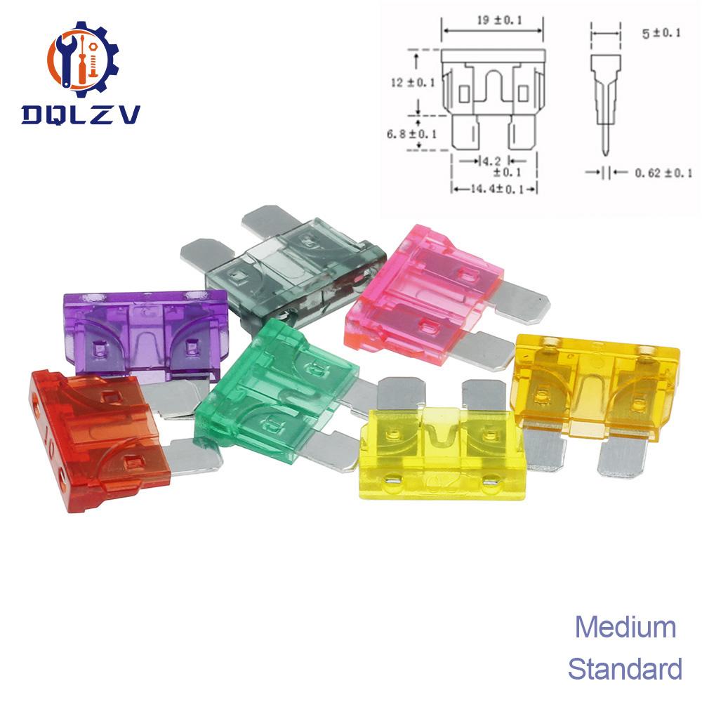 Fuses 32V Micro2 Mini Small Medium Car Fuse 1A 2A 3A 5A 7.5A 10A 15A 20A 25A 30A 35A 40A 45A 50A Amp Clip Fuse Set for Car Truck
