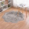 Plush Irregular Plum Blossom Wool Carpet for Bedroom & Living Room