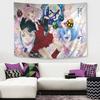 Classic Japanese Anime S-Shugo C-Chara Printed Large Wall Tapestry Hanging Tarot Hippie Wall Rugs Dorm Home Decor