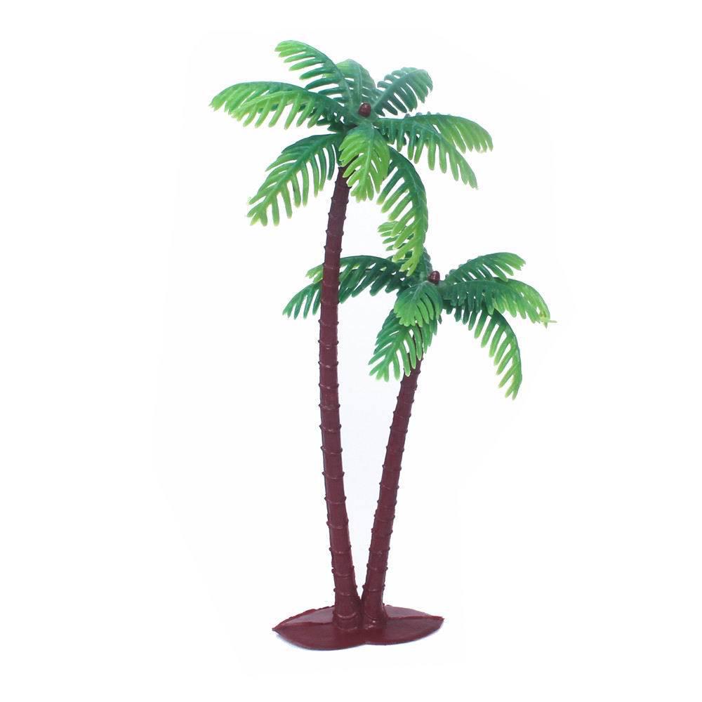 14CM Large Coconut Tree Cake Ornament and Aquarium Decoration