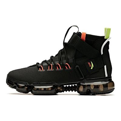 Mesh Functional Air Cushion Breathable High-Top Casual Shoes Men Sneakers Black 91941120-1