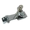 Padlock Locking Hasp Staple With Keys Padlock 2.5"/3"/4" Garage Lock Hasp Heavy Duty Locking Iron Silver New