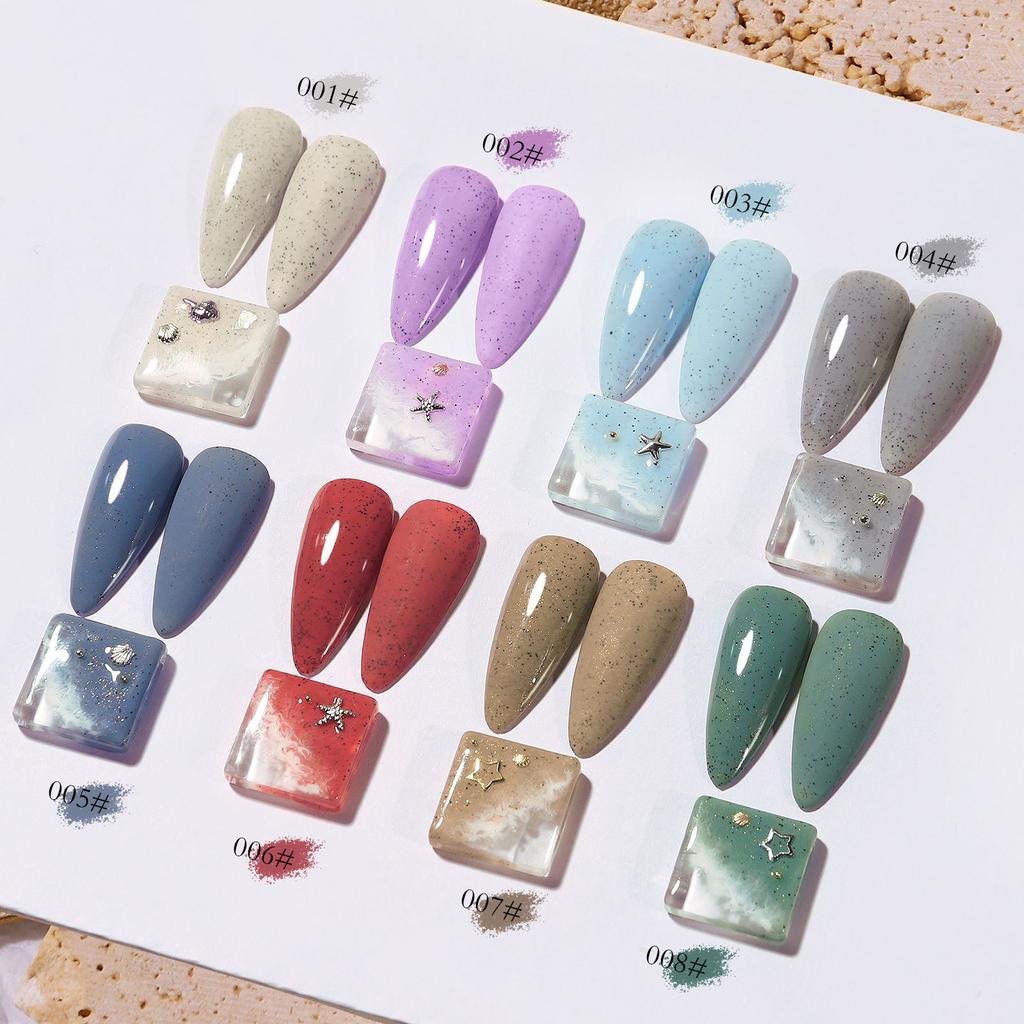 Sea Salt Sand Nail Polish Gel Phototherapy Gel Nail Polish Gel Manicure