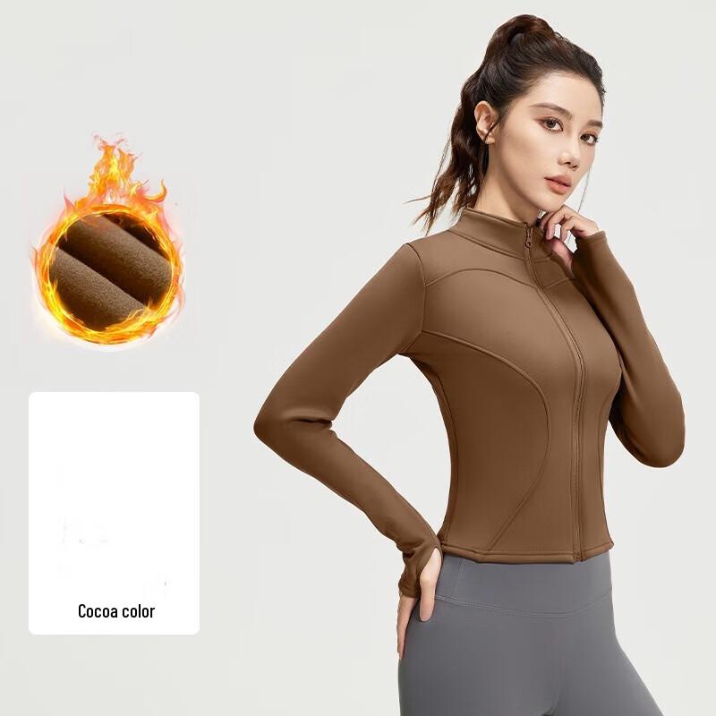 Yimai Women s Thickened Fleece Fitness Jacket