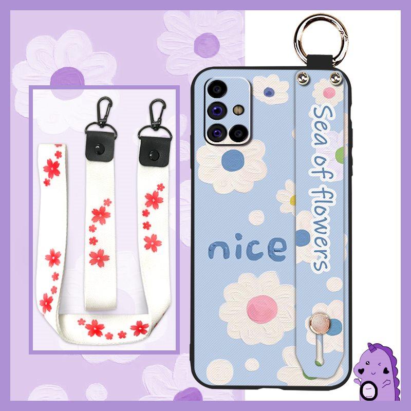 Silicone Fashion Design Phone Case For Samsung Galaxy M31S/SM-M317F/M315F Waterproof Oil Painting Ring Phone Holder