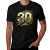 30 Years Gold Pop Art 30th Birthday Gift TShirt Simple Trendy Casual TShirt