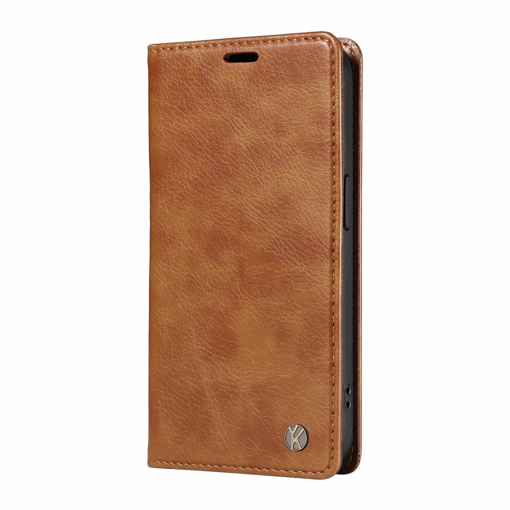 YIKATU YK-006 For Realme 12 4G/12+ 5G Case Drop-Proof Leather Card Holder Phone Protective Cover
