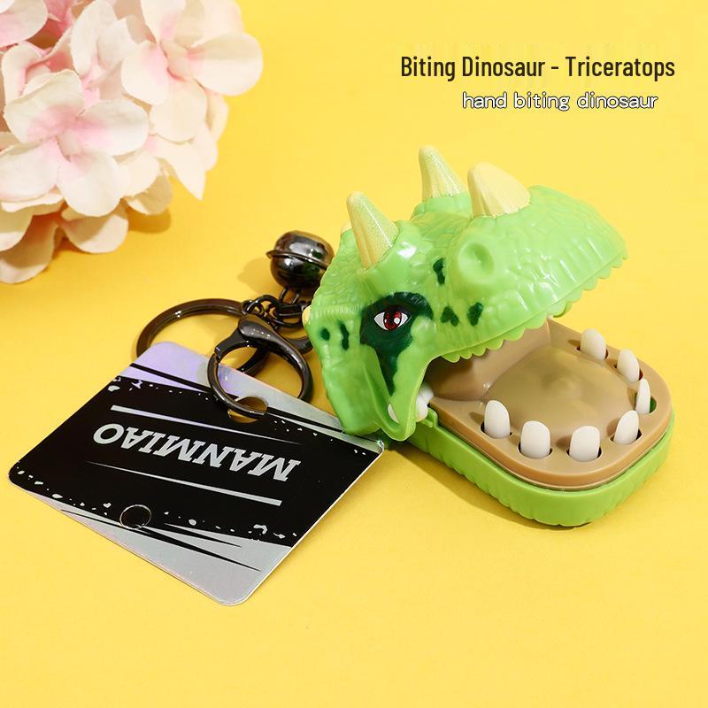 Dinosaur Toy Car Keychain and Bag Charm – A Fun Decompression Gift