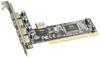 Kuroto Shikou Série STANDARD Placa de Interface de Expansão PCI 4 Portas USB 2.0 USB2.0V-P4-PCI