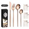Huihuang Stainless Steel Gold-Tone Cutlery Gift Set