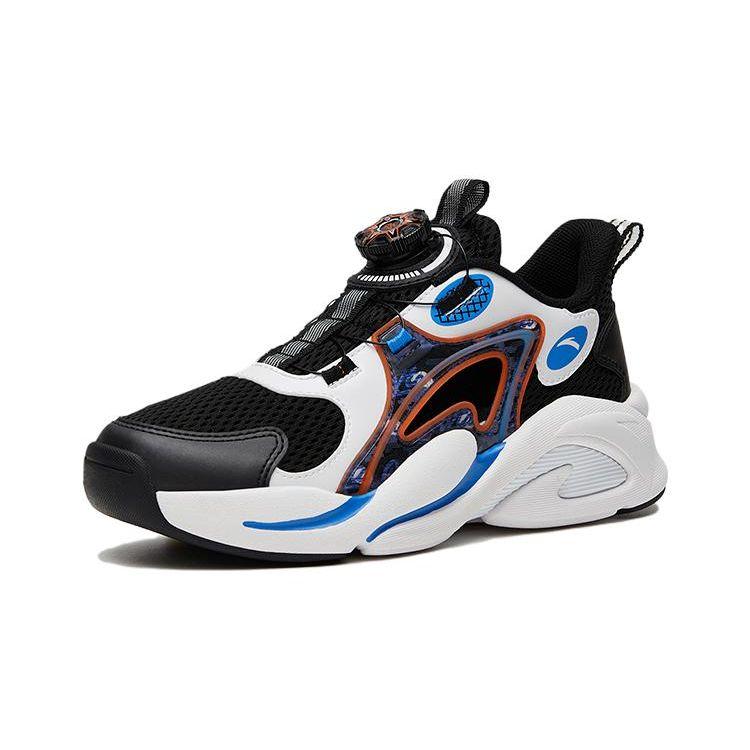Anta Comfortable Lightweight Non-Slip Breathable Quick-Dry Kids Sandals Kids Sandals White Black Blue 312326995H-1