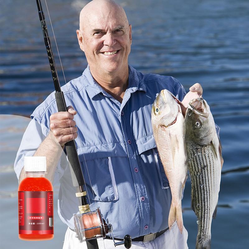 100ML/60ml Aditiv Lichid pentru Momeli de Pescuit Momeală Lichidă Concentrată cu Viermi Roșii Aditiv pentru Momeală de Pește Biban Somn Accesorii de Pescuit