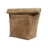 Large Capacity Waxed Canvas Lunch Bag Waterproof Waxed Canvas Insulated Lunch Bag Anti-Fouling Aluminum Foil Reusable Cooler Bag