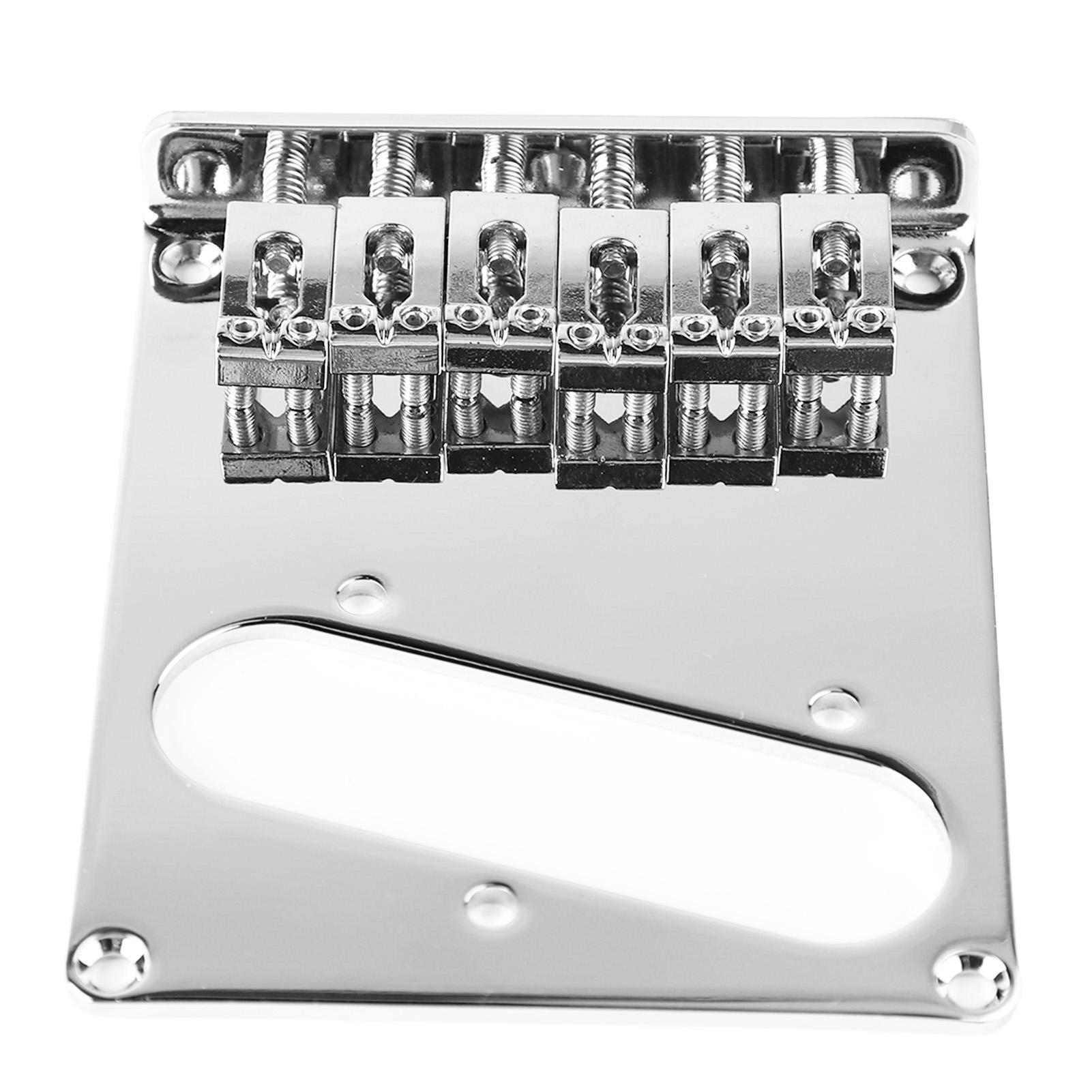 

6-струнная электрогитара фиксированный бридж металлический гитарный хардтейл бридж замена для Tele