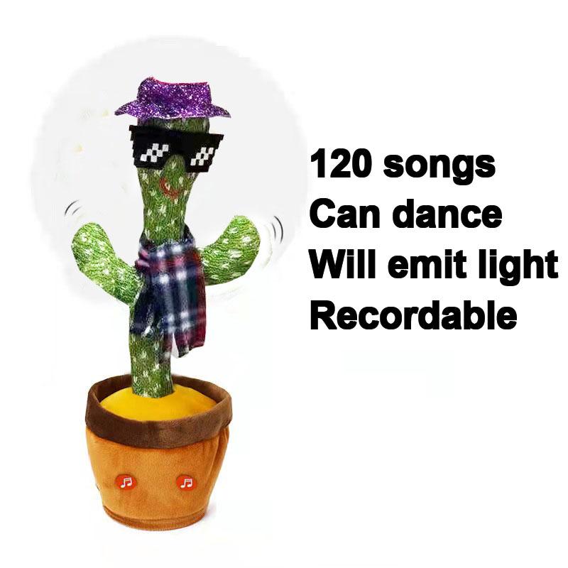 Mluvící tančící kaktusová hračka