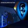 Led Mask Halloween Carnival Christmas Masquerade Party Night Club Luminous Movie Theme Mask The Purge Glowing Cosplay Mask
