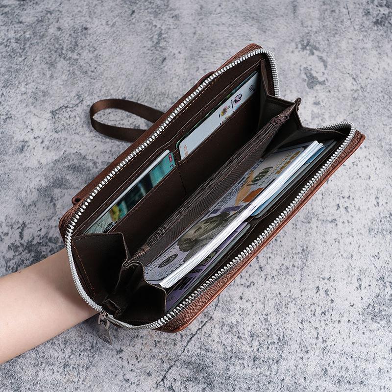 Men's Wallet, Multi-card Wallet, Two-in-one Multi-function Mobile Phone Bag.