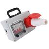 Portable Industrial Outlet Box Electrical Socket Circuit Breaker Distribution Box for Construction Site Factory