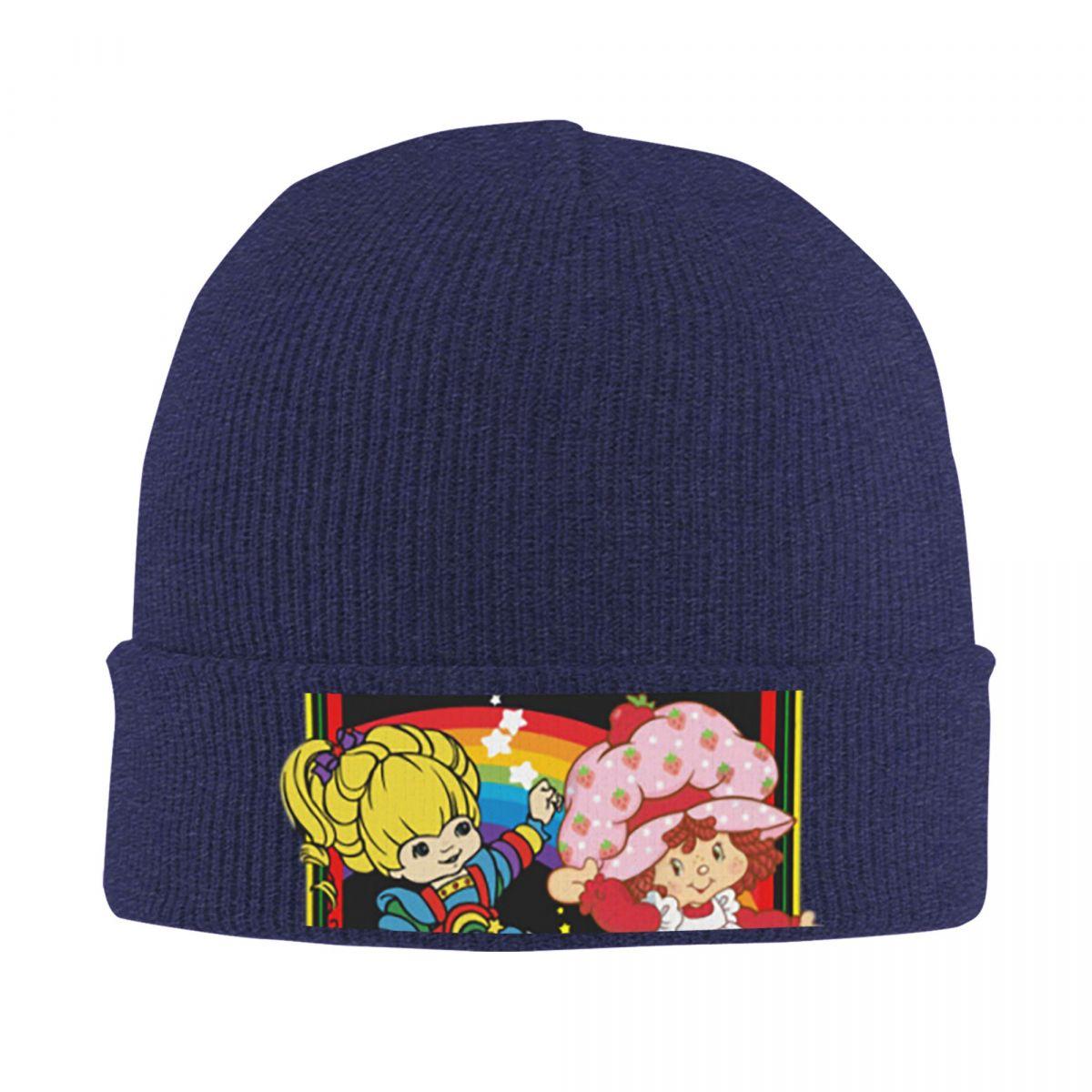 

Rainbow Brite The 80s Friend For Christmas Warm Knitted Cap Bonnet Hat Autumn Winter Outdoor Beanies Hats for Men Women Adult One Size