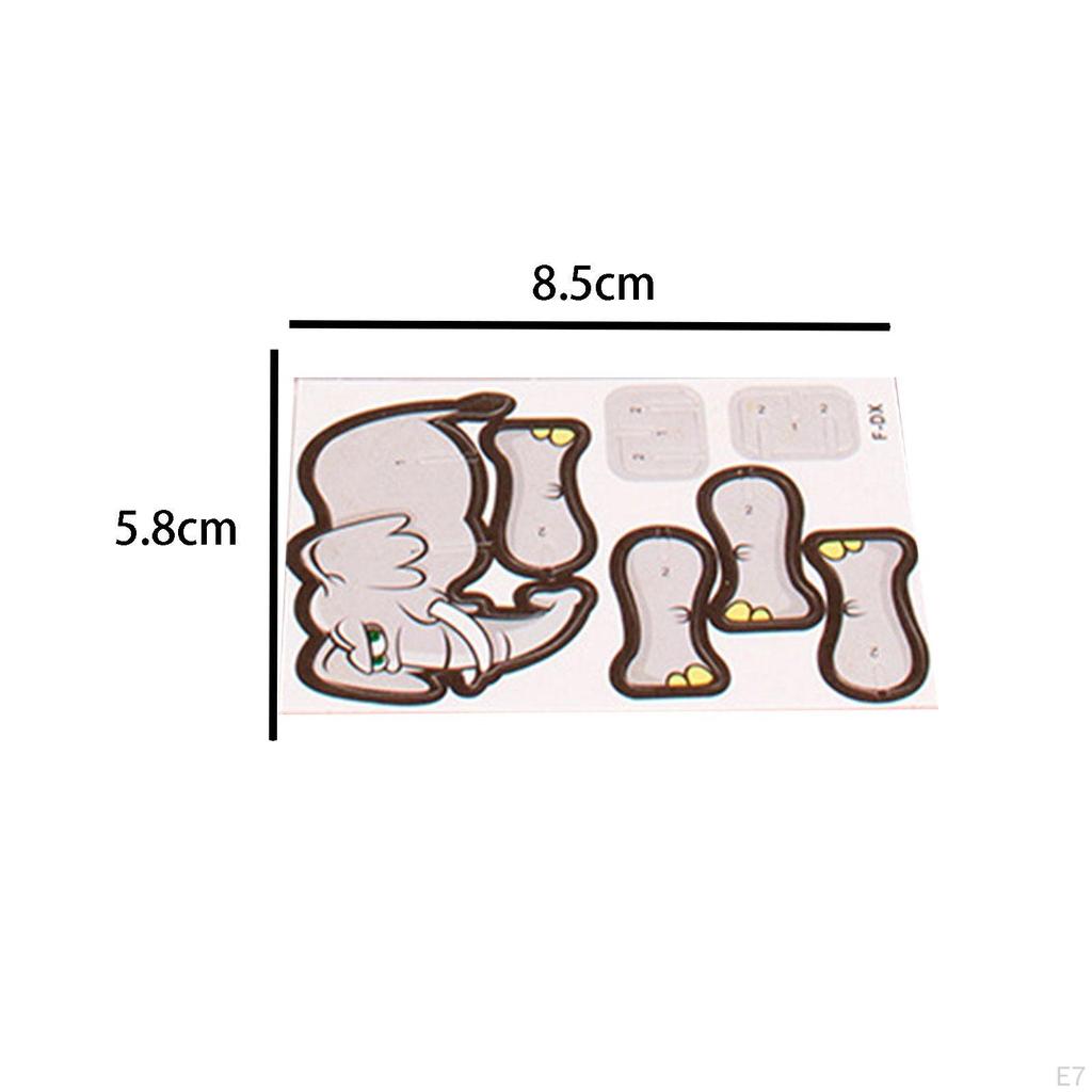 3D Cartoon Jigsaw Puzzles Educational for Boys Girls Smooth Surface Unique Gifts Motor Skills