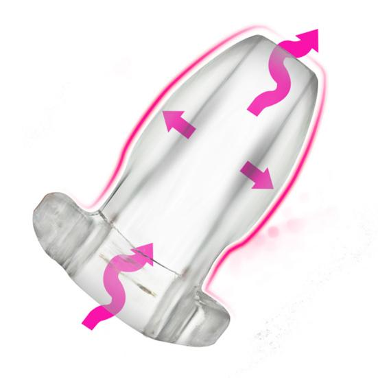 Male Female Hollow Anus Butt Plug Anal Speculum Dilator Device Adult Sex Toy