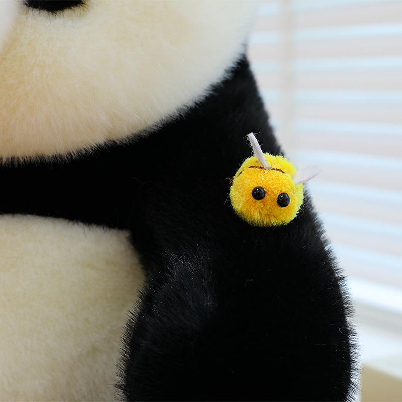 Cute and Naive Simulation Panda Doll Sleeping Pillow Plush Toy Sleeping Doll Girl Rag Doll Birthday Gift