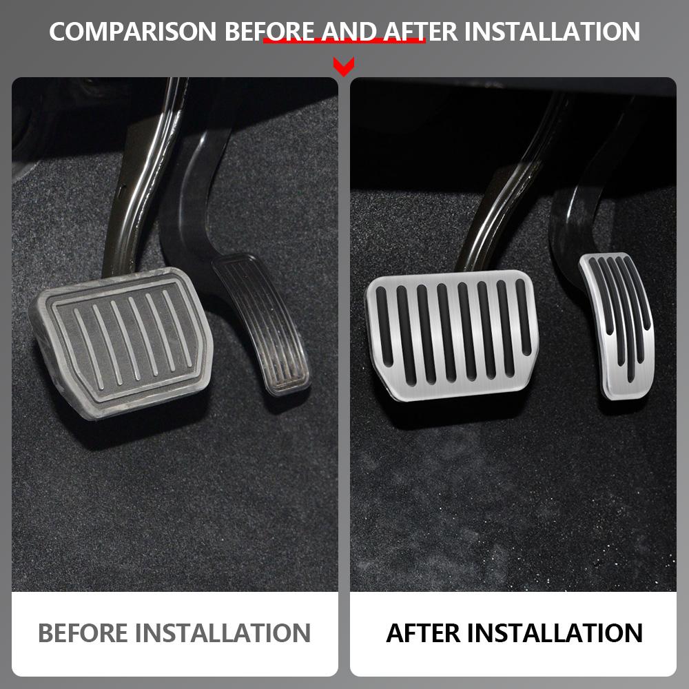 For Tesla Model 3 Foot Pedal Model Y 2021 2022 2023 Brake Pedale Cover Accelerator Rest Pedals Car Accessories Styling