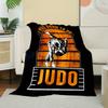 Judo Sport Athlete Bowing Print Four Seasons Universal Small Cover Blanket