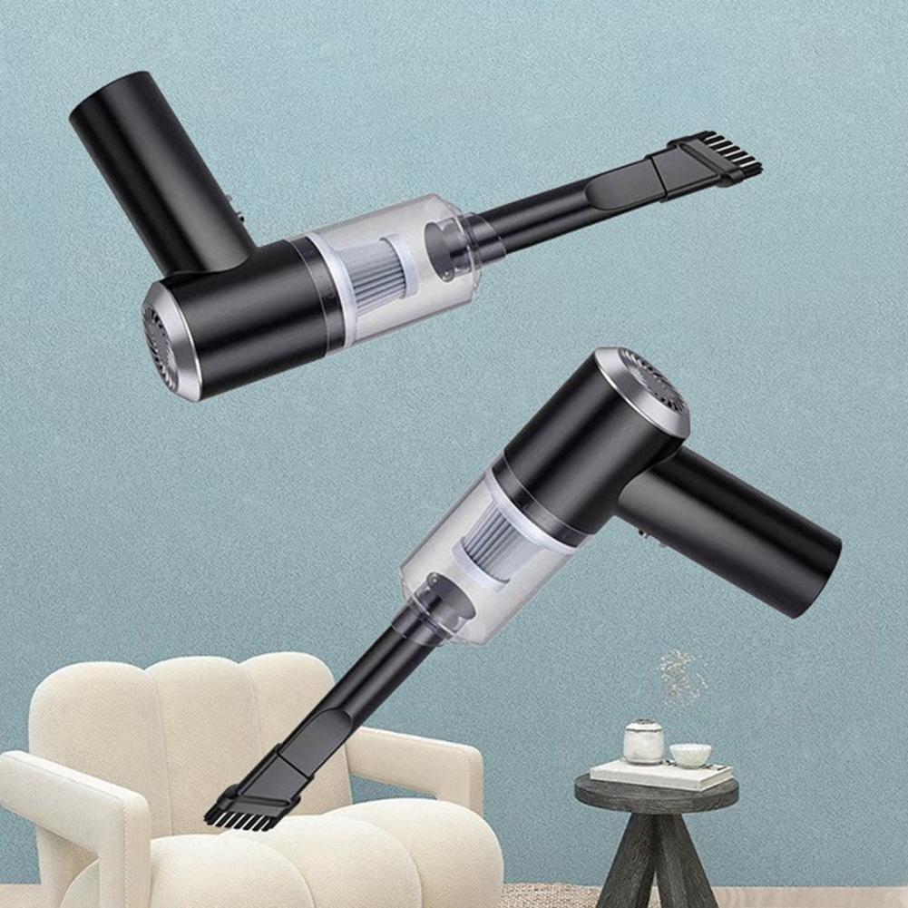Dust Removal Vacuum Compact Cordless Car Vacuum Cleaner with Strong Suction Power Rechargeable Battery for Detailing Includes 2