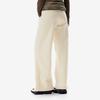 Li Ning Fitness Series Warm Fleece Fashion Wide Leg Mid Waist Casual Knitted Sports Pants Women Pants AKLV972-5