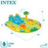 INTEX Little Dino Spielcenter Großes Ovales Becken, 191 x 152 x 58 cm (Offizielles japanisches Produkt) 57166