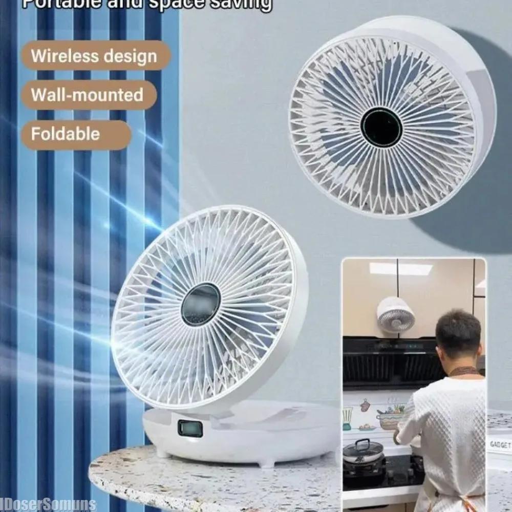 Haushalts-Dual-Use-Küchenventilator Kleiner Ventilator USB-Aufladung Heimschlafsaal Silent Big Wind Desktop Mini tragbare elektrische Ventilatoren