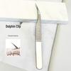 Gold-Plated Precision Eyelash Grafting Tweezers Set