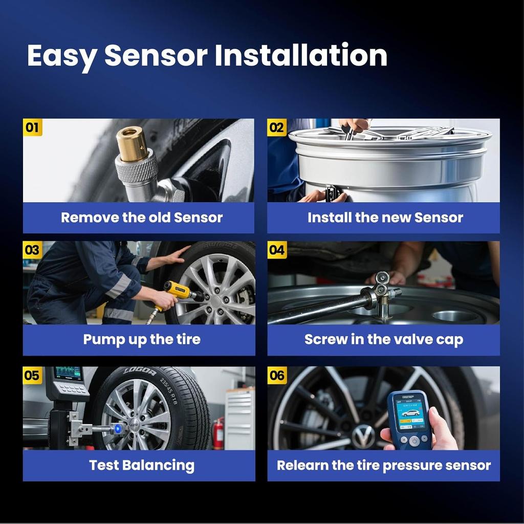 315Mhz Pre-Programmed TPMS,Compatible With: Chevrolet Equinox 2007- | Colorado 2015- | Malibu 2008-2015 | Camaro 2010-2015 Tire Pressure Monitoring