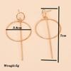 Fashion Simple Round Circle Geometric Earrings For Women
