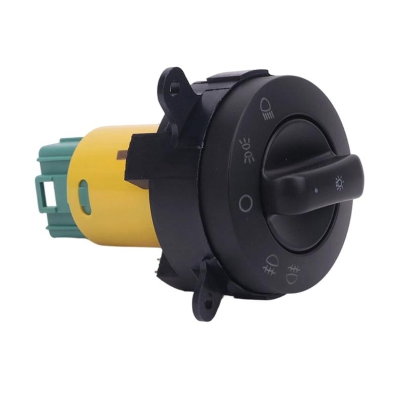 Headlight and Fog Light Control Switches with Clearly Identified Position Light Setting, Round Body, and Rear Multiple-Pin Plugs Connection 3746103501