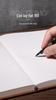 Extra Thick Soft Leather Business Meeting Notebook, Large Size