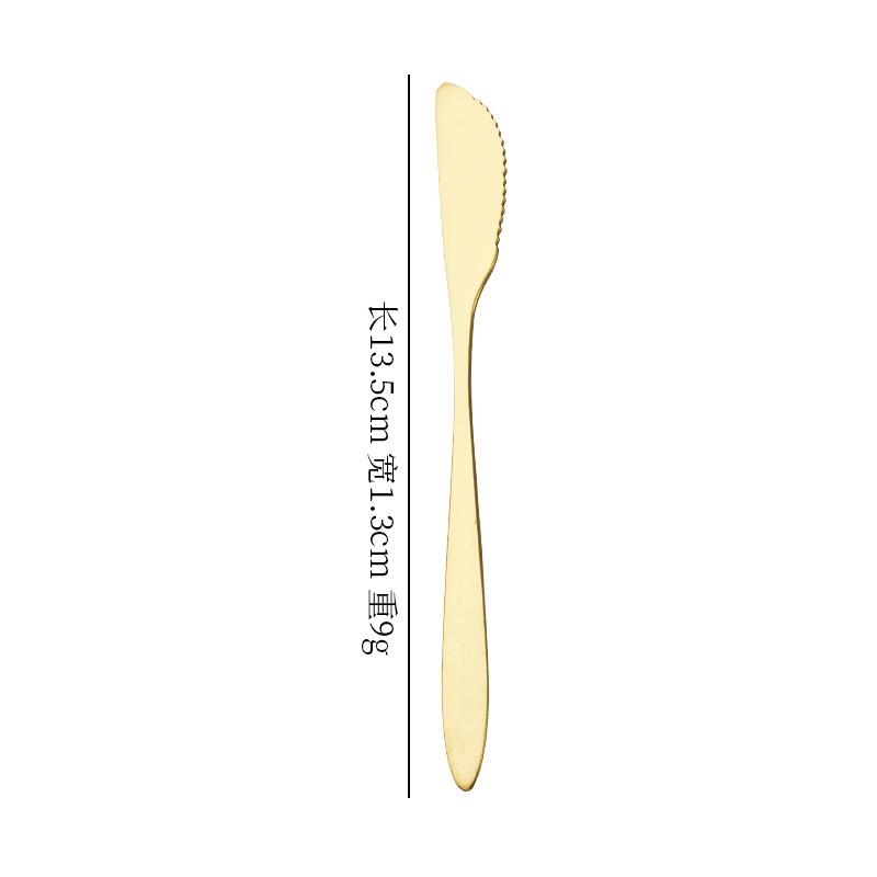 Stainless Steel Dessert Knife, Fork, and Spatula Set for Cakes, Ice Cream, Mooncakes, and Pizza.