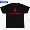 Browning Firearms Compa Logo Black Navy White Grey Men's T-Shirt S-5XL