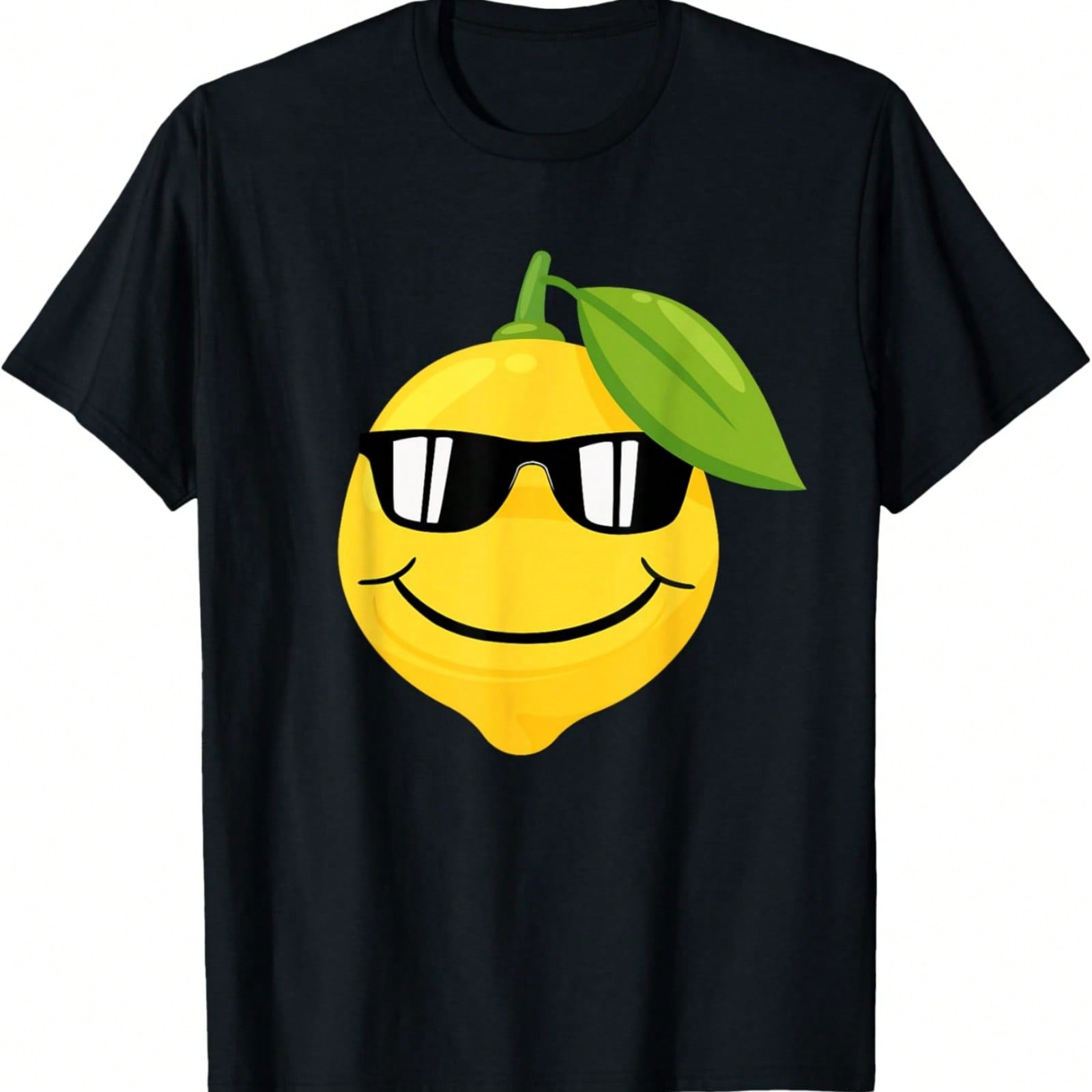 Smiling Lemon With Sunglasses - Funny Lemon Fruits T-Shirt S разноцветный