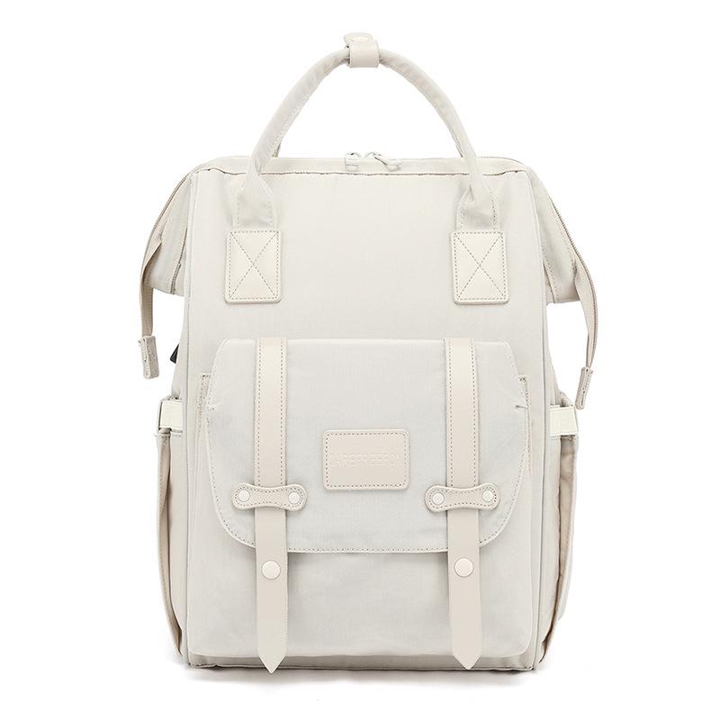 Zaino Multifunzione Mamma Volpe Senza Preoccupazioni - Grande Capacità, Borsa alla Moda per Uscite di Mamma e Bambino.