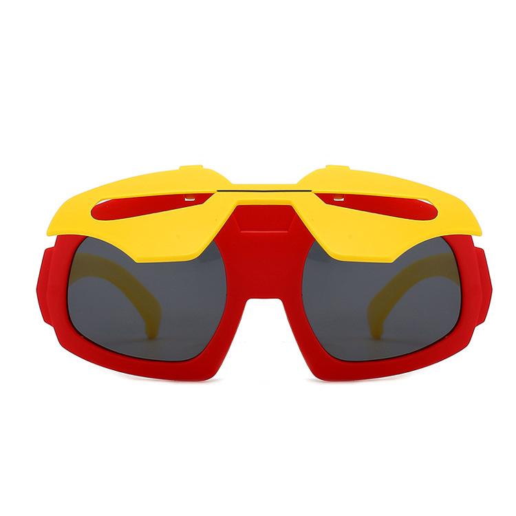 Children's Polarized Silicone Sunglasses: Cute Cartoon Design for Kids Ages 4-8
