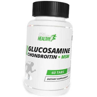 Glucosamine Chondroitin MSM, Healthy Glucosamine Chondroitin + MSM, 60 Tabs (03288008)