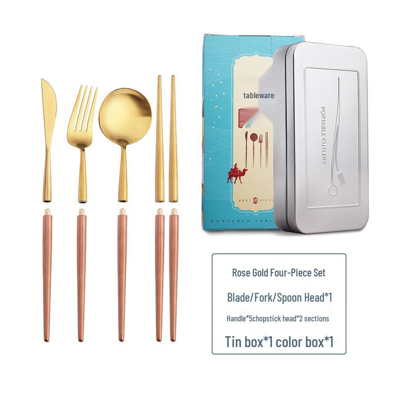 Handun Detachable Portable Stainless Steel Cutlery Set