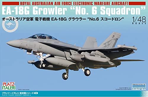 Platz/Italeri 1/48 Scale Royal Australian Air Force Electronic Warfare Aircraft EA-18G Growler No. 6 Squadron Plastic Model Kit TPA-9