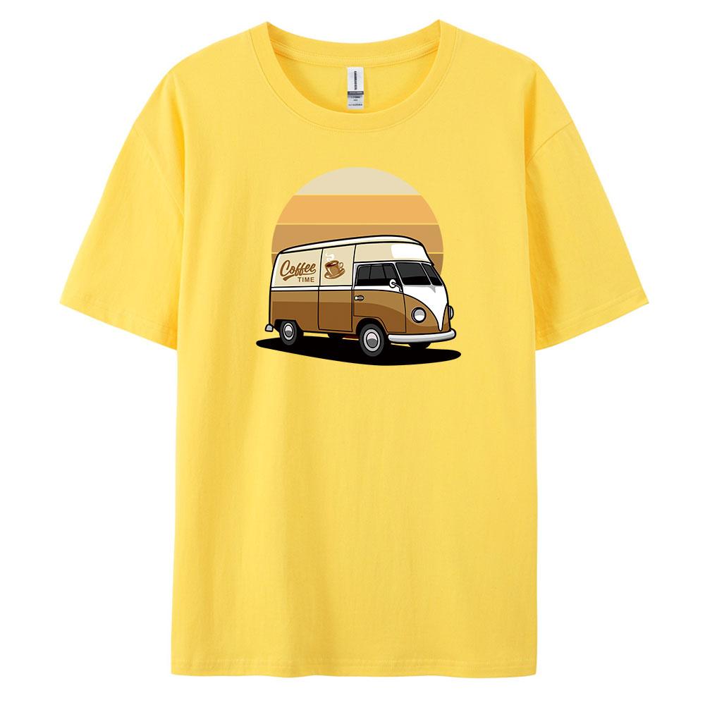 Car Mens Casual Shortsleeved Tshirt with 100 Cotton Fashion print Tees oversize