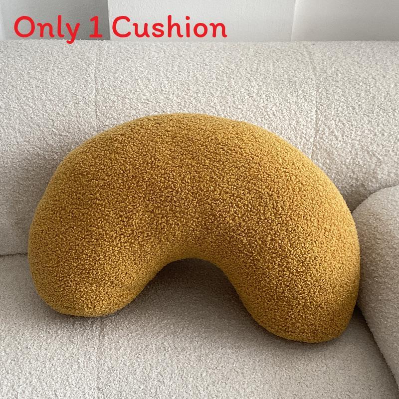 Cuscino Moderno Scandinavo in Lana di Pecora con Imbottitura in Cotone PP per Decorazione Divano Soggiorno